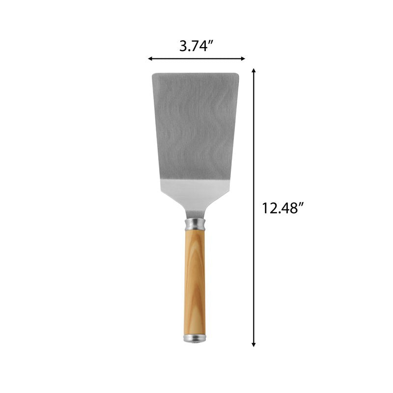 Stainless Steel Jumbo Turner - Olivewood Kitchen Tool