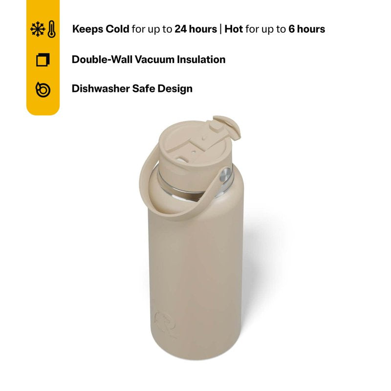 32 oz Insulated Outback Water Bottle - Beach - Leak Resistant
