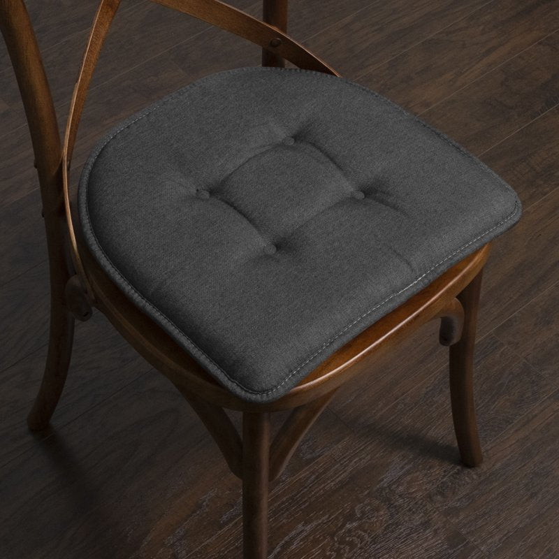 U-Shaped Memory Foam Chair Pad Cushion 2-Pack - Gray
