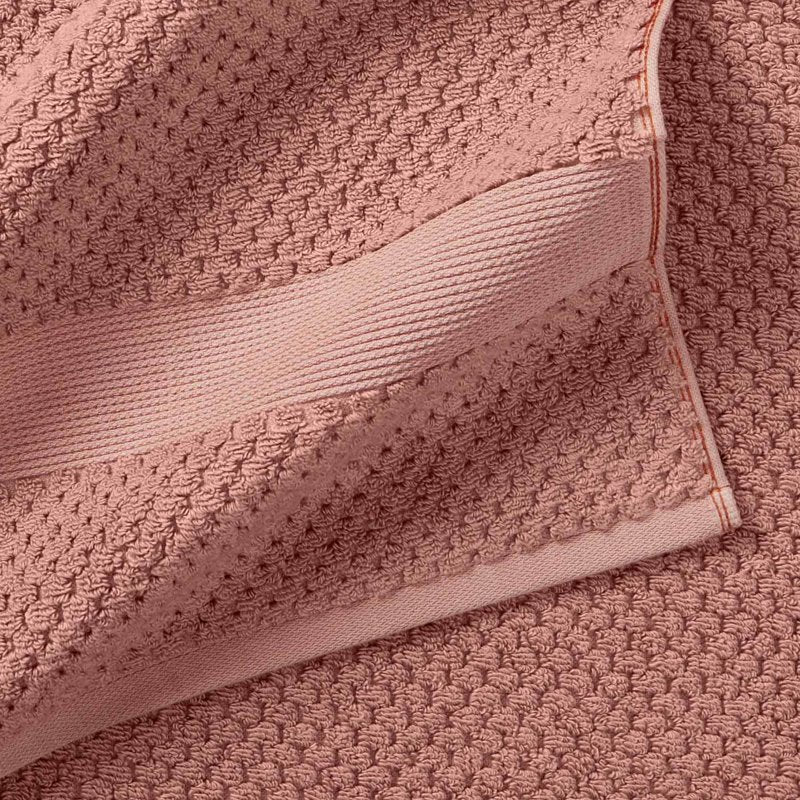 Better Homes & Gardens Soft Popcorn Texture Bath Towel - Old Rose