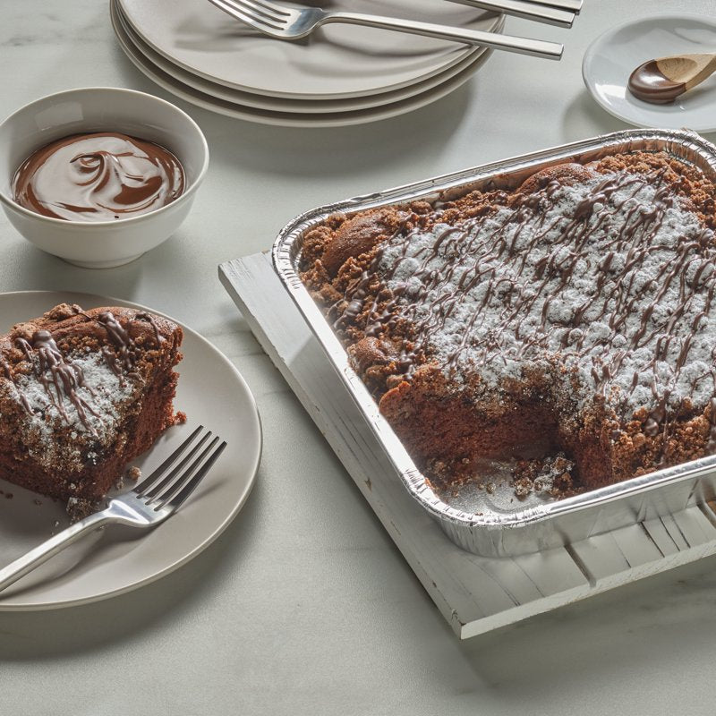 Disposable 8 Inch Cake Pans with Lids - 3 Pack