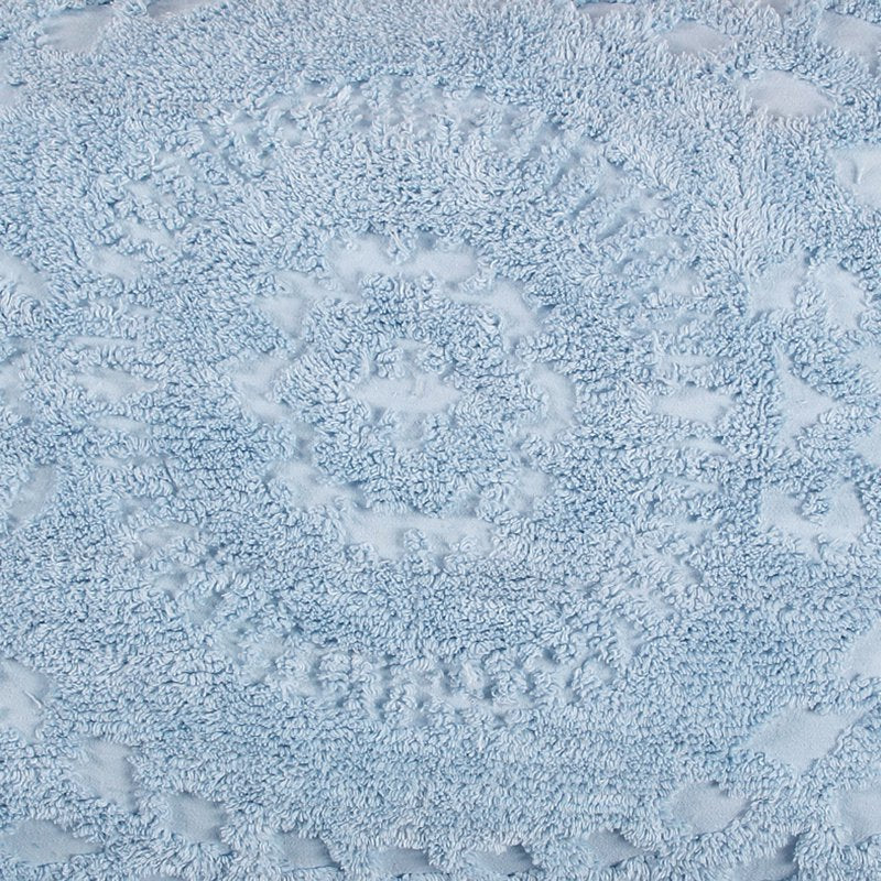 Queen Bedspread 102x110 Inches - Blue Medallion Cotton Bed Cover - Luxury & Breathable