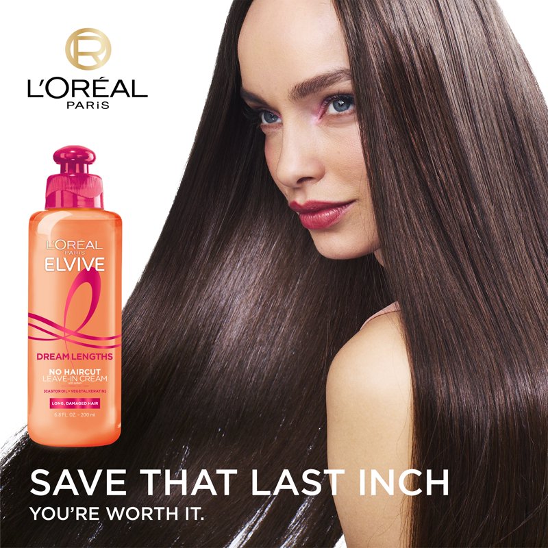 Leave-In Hair Conditioner for Long Hair, 6.8 fl oz Heat Protection Cream