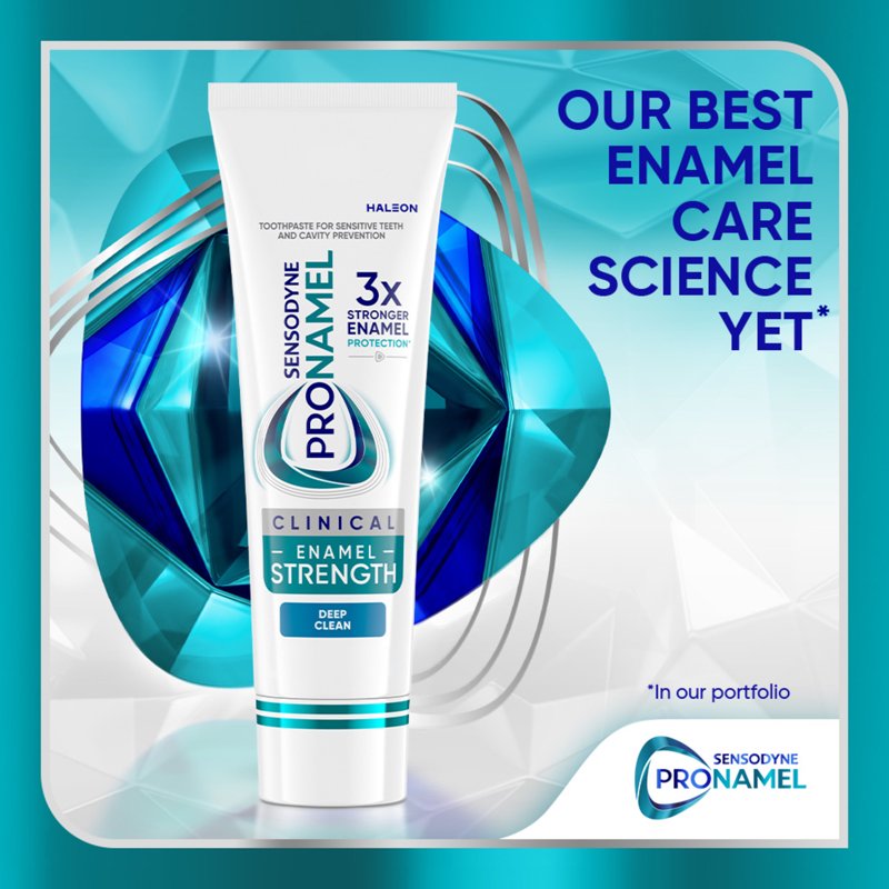 Clinical Enamel Strength Deep Clean Toothpaste, 3.4 oz