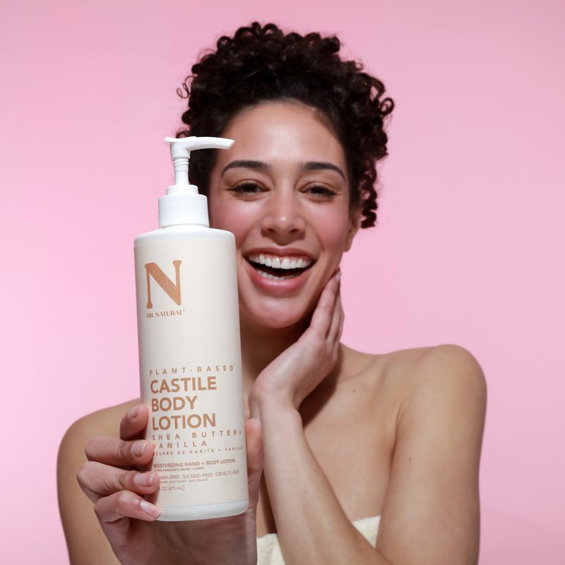 Shea Butter & Vanilla Castile Body Lotion - Natural Moisturizing Formula
