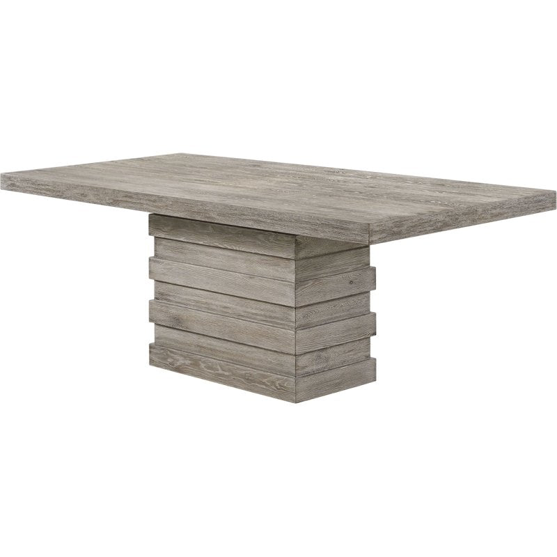 Faustine Dining Table - Salvaged Light Oak Finish