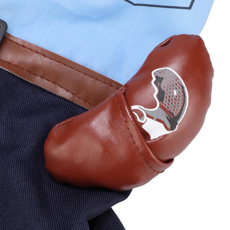 Pet Police Costume for Cats and Dogs Halloween Dress-Up - Penalty Police Uniform