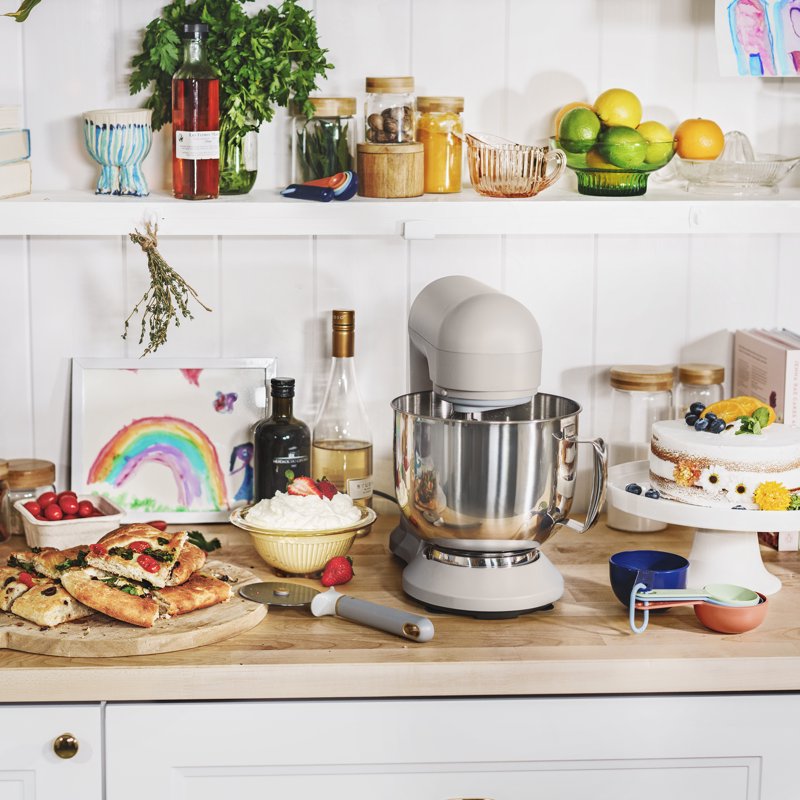 5.3 Qt Stand Mixer - Lightweight & Powerful Tilt-Head - Wildflower Porcini Taupe