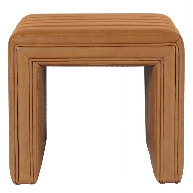 Modern Channel Ottoman - Multiple Colors Available