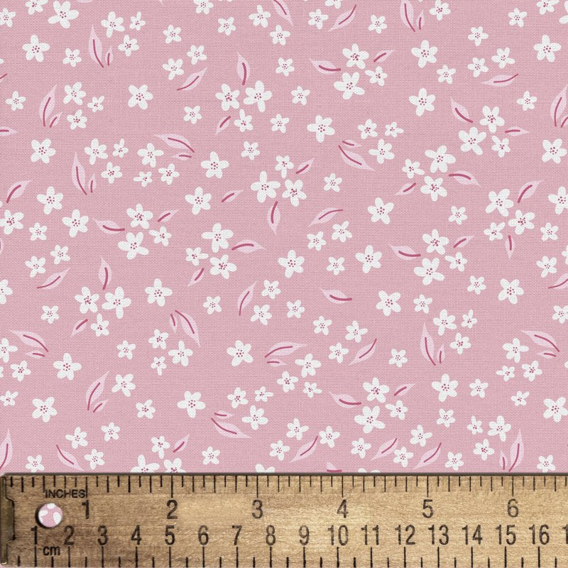 Pink Cotton Quilt & Sewing Fabric - 1 Yard Precut 44 Inch Wide