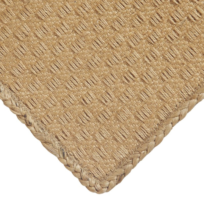 Jute Square Placemat - 15" x 15" Natural Table Decor