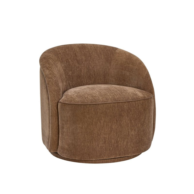 Georgiana Swivel Chair - 360-Degree Comfort, Mid-Century Design