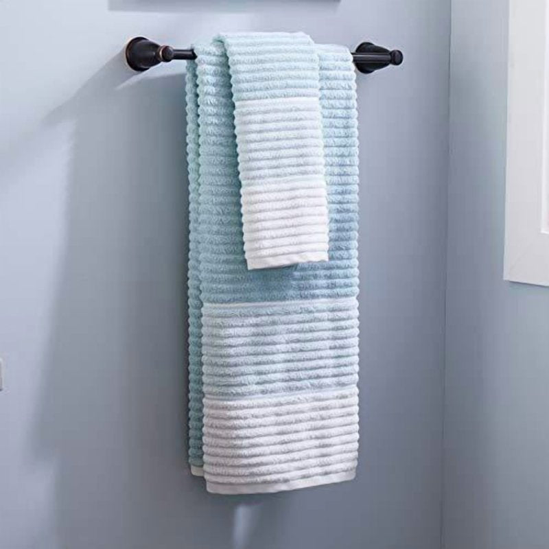 Aqua 16x26 Inch Hand Towel Set - SKL Home Planet Ombre 2-Pack Bathroom Towels