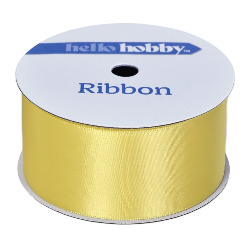 Yellow Satin Ribbon 1.5 Inch Wide - 4 Yards for Gift & Craft Decor
