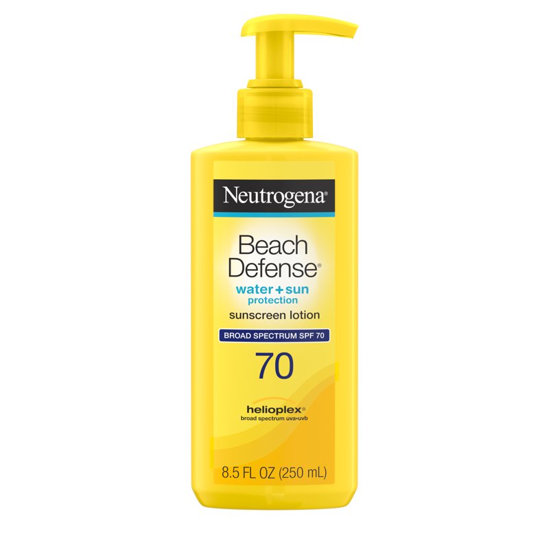 Beach Defense SPF 70 Sunscreen Lotion - Water-Resistant & Lightweight