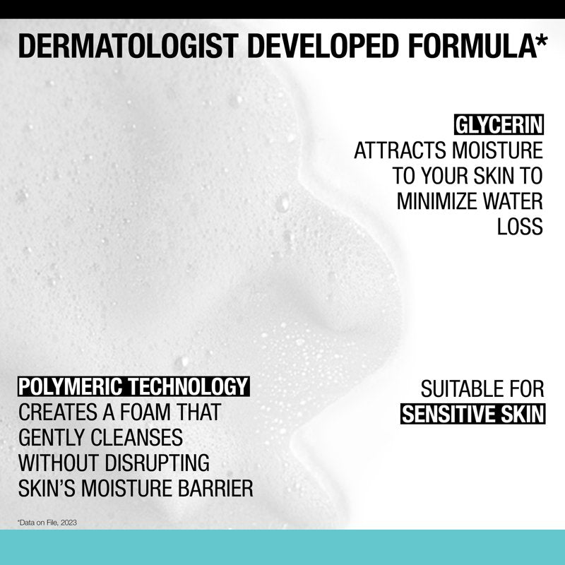 Fragrance-Free Ultra Gentle Foaming Facial Cleanser Twin Pack - 12 fl oz