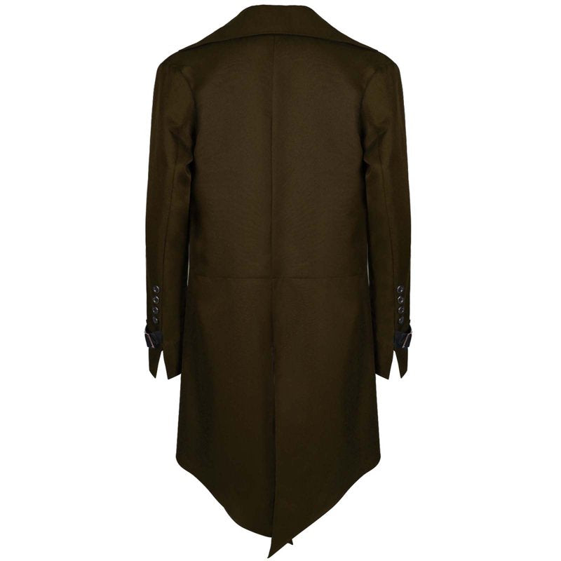 Men's Medieval Costume Halloween Jacket Cardigan XL - Army Green