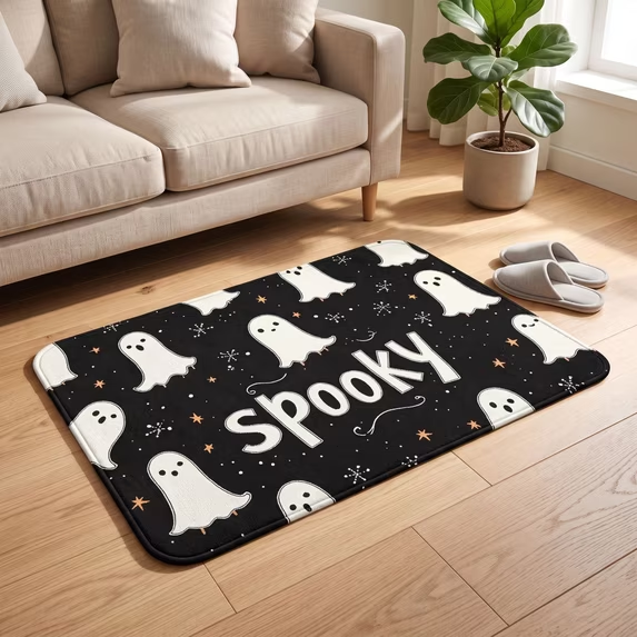 Halloween Doormat Welcome Entrance Rug 23.6x15.7in Halloween Themed Floor Mat - Variation 08_Halloween Doormat_15.7x23.6in