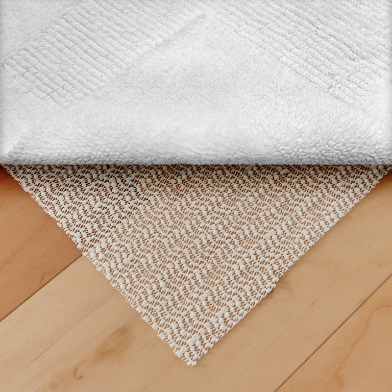 White 17x24 Inch Egyptian Cotton Reversible Bath Rug Set - Hotel Style
