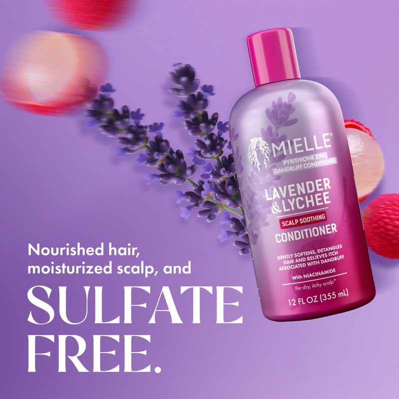 Scalp Soothing Dandruff Conditioner - Lavender & Lychee, 12 fl oz