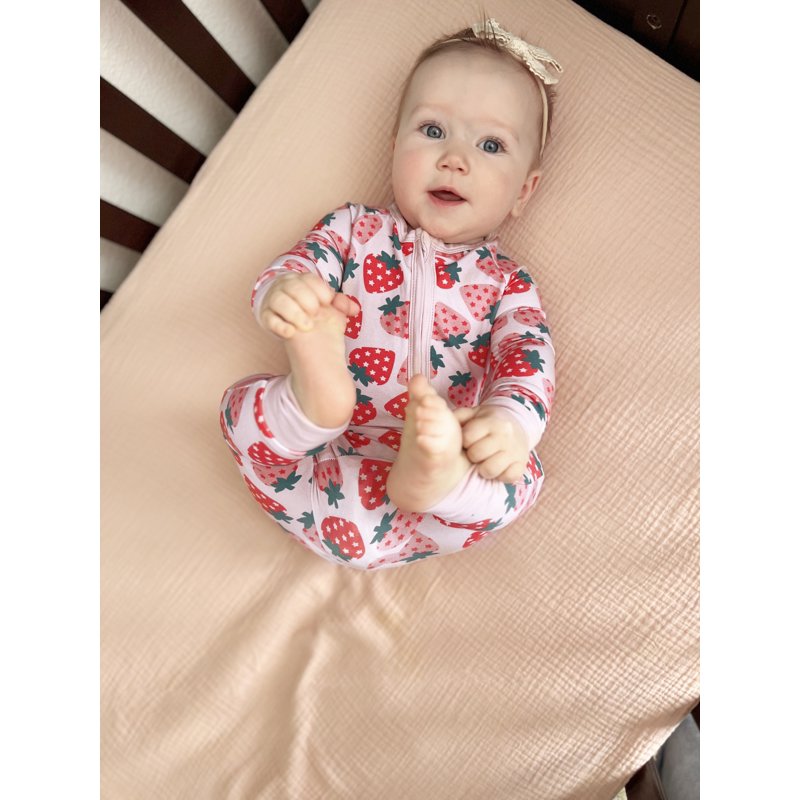 PinkBerry 10# Baby Footless Zip Pajamas Set 18-24 Months - Bamboo & Spandex