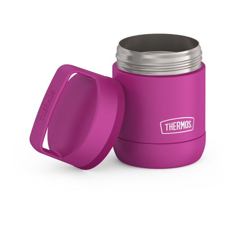 Insulated Food Jar with Handle - 10oz, Pink, Dishwasher Safe