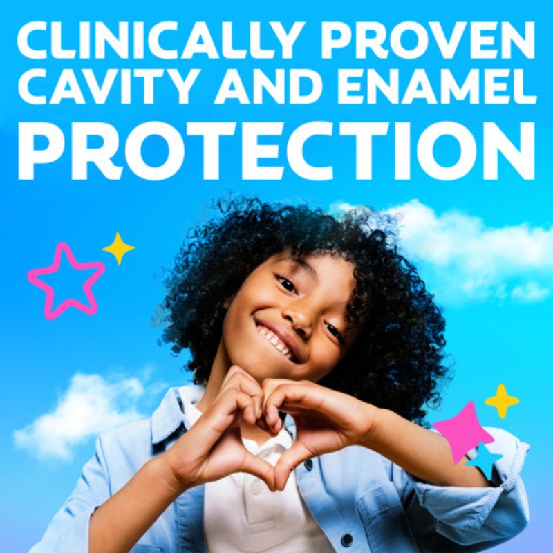 Kids Fluoride Toothpaste Gel, Watermelon Flavor - 4.6 oz Tube
