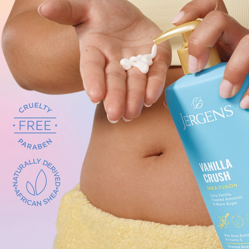 Shea Fusion Vanilla Crush Scented Body Lotion - Moisturizing Dry Skin