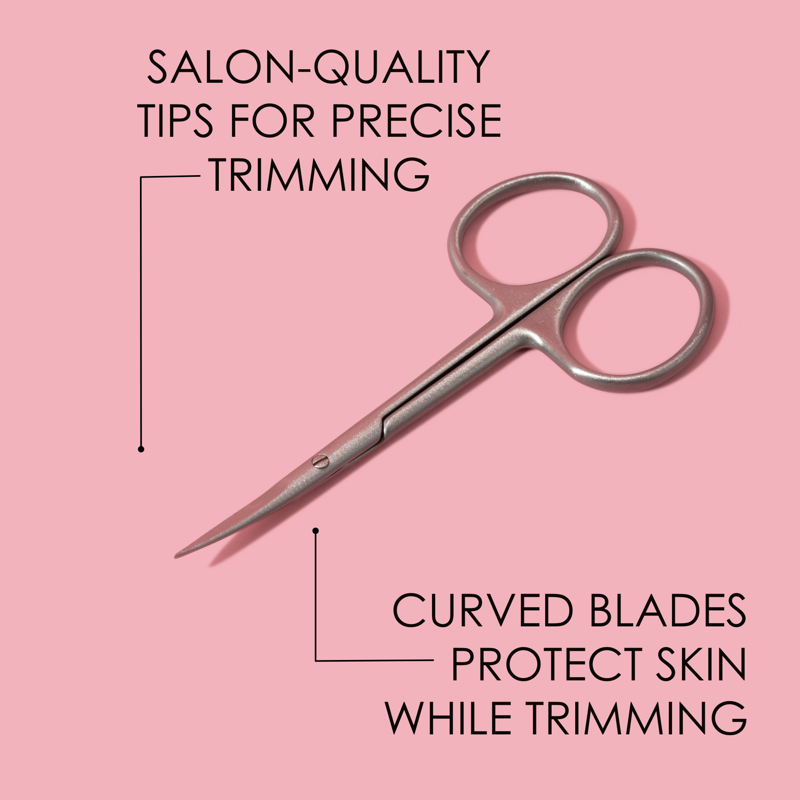 Beauty Scissors for Facial Hair, Eyebrows, and Cuticles - Stainless Steel