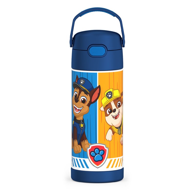 Kids Stainless Steel Insulated Water Bottle with Straw - Paw Patrol, 4 Pack