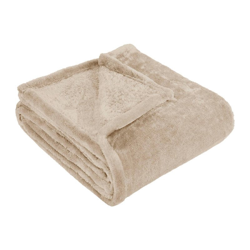 Twin Linen Superior Super Soft Plush Fleece Blanket 50x70 Bed & Couch Throw