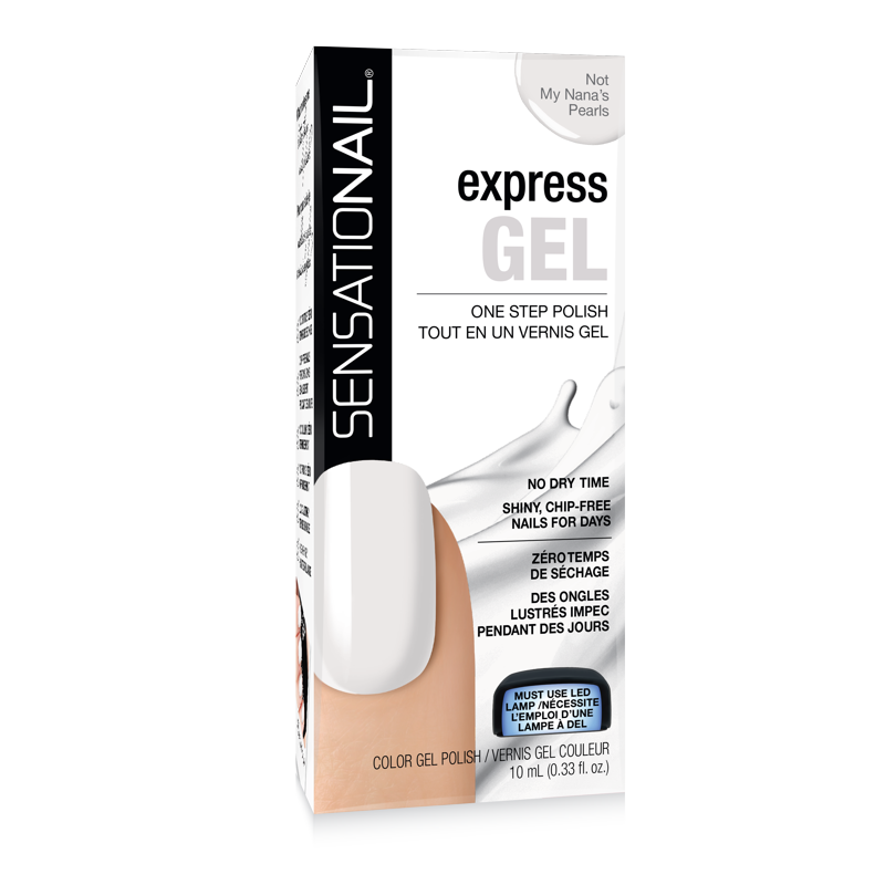 One-Step Gel Nail Polish - White Pearl - 0.33 fl oz Long-Lasting Manicure