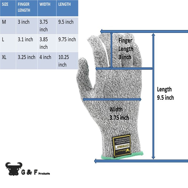 Heat-Resistant Kitchen Gloves - Extra Large, Food-Grade Safe, Multicolor