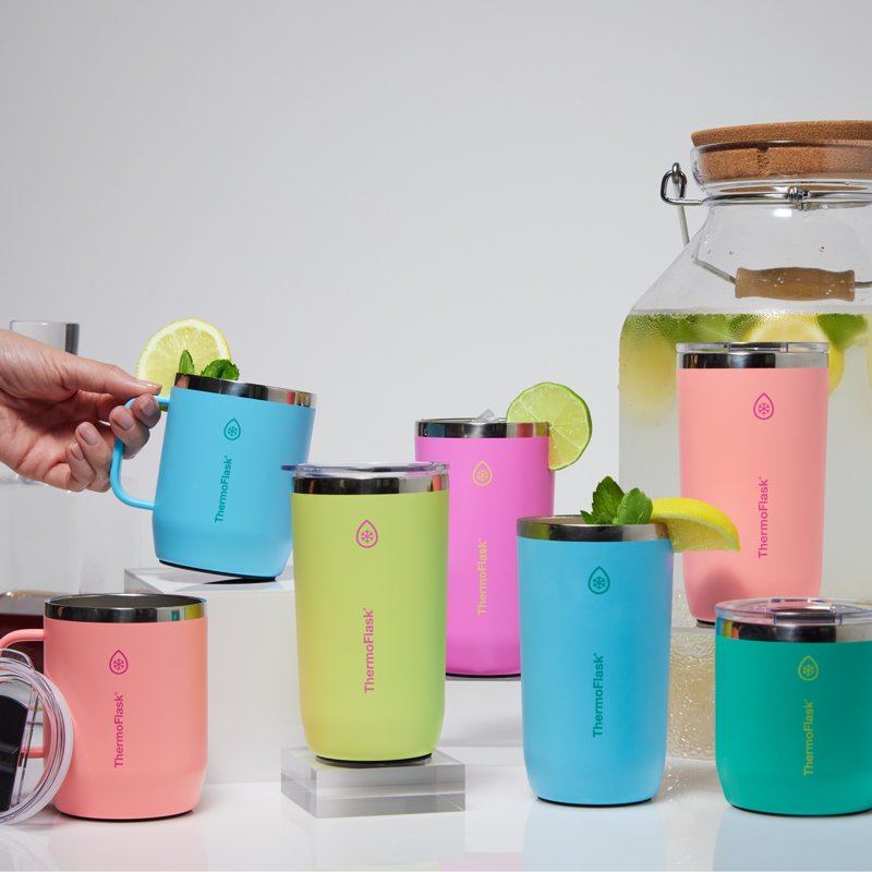 16 oz Insulated Beer Tumbler - Double-Wall, Lightweight - Screamin' Green