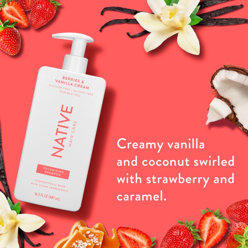 Sulfate-Free Volumizing Shampoo, Berries and Vanilla, 16.5 fl oz