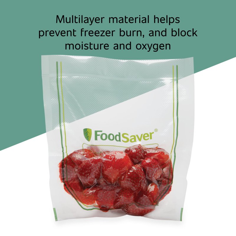 Vacuum Seal Bags - FoodSaver Easy Fill, 1 Quart, 16 Count - 2 Pack
