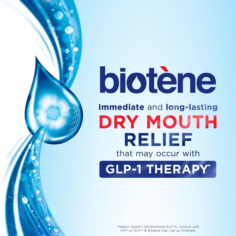Dry Mouth Relief Lozenges - Mint Flavor Sugar-Free Breath Freshener, 27 Ct