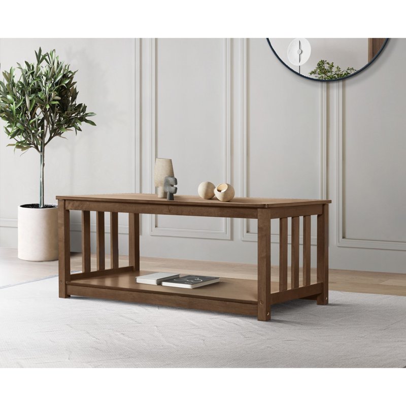 3-Piece Coffee Table Set with Rectangular Table & End Tables
