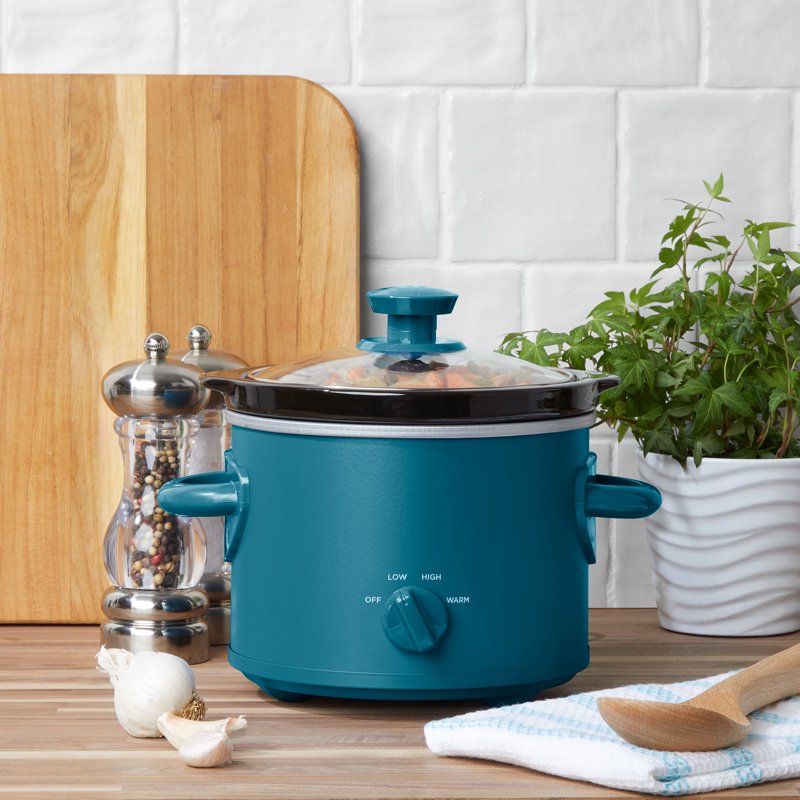 2 Quart Manual Slow Cooker - Corsair Blue
