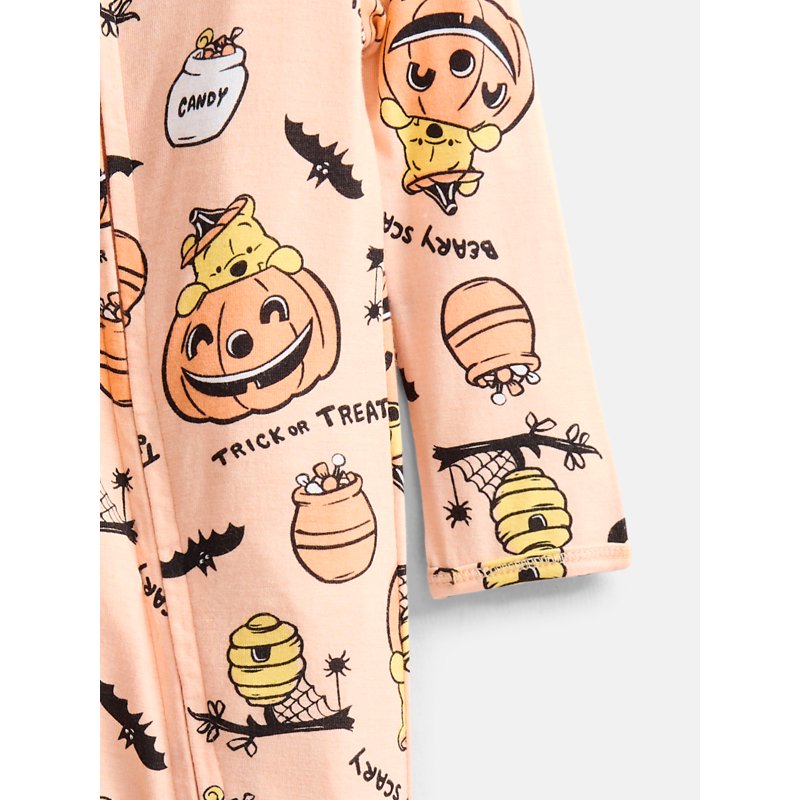 Baby Boys Halloween Sleep Footed One-Piece - Winnie the Pooh, Size 0-9 Months, Newborn Variation