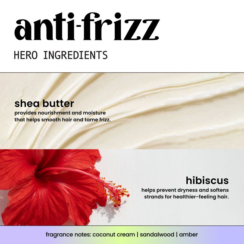 Shea Butter & Hibiscus Oil Deep Conditioner for Frizzy Hair
