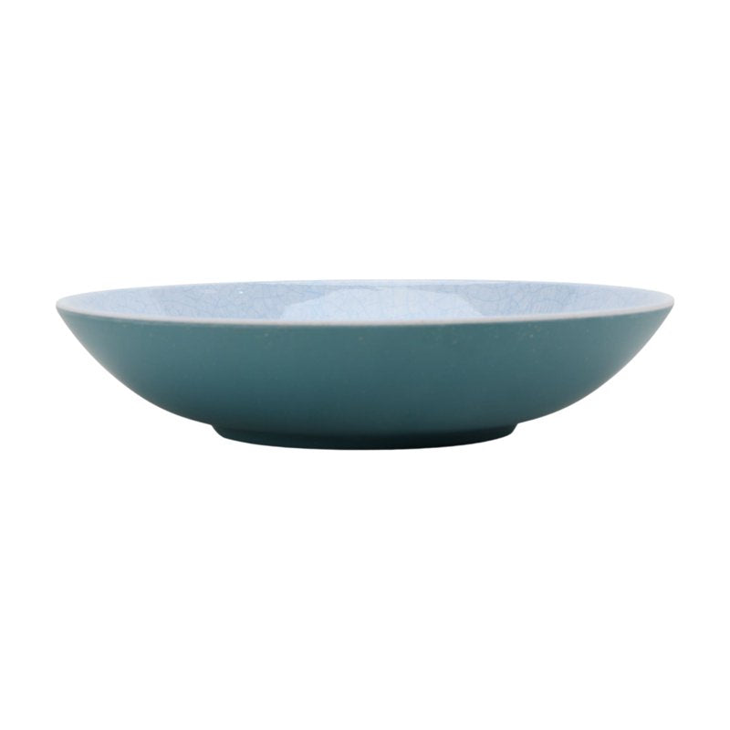 Reusable 36 oz Bamboo Melamine Dinner Bowls Set - Blue (4 Count)