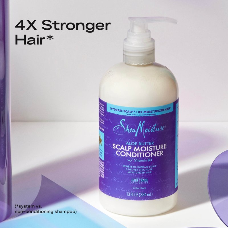 Hydrating Daily Conditioner with Vitamin B3 and Aloe Butter, 13 oz
