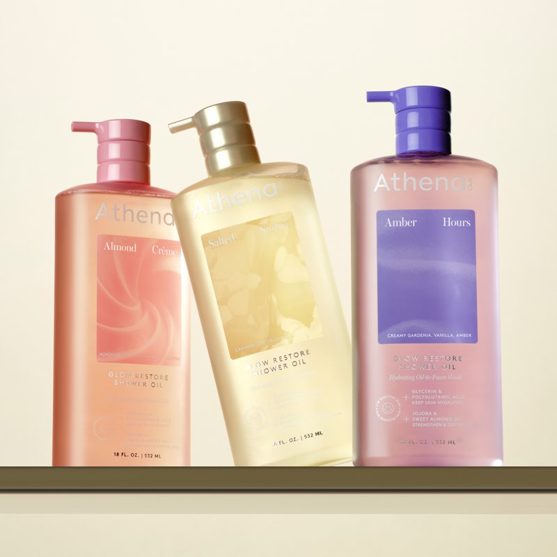 Glow Restore Shower Oil - Salted Sunset, 18 fl oz - Hydrating Body Wash