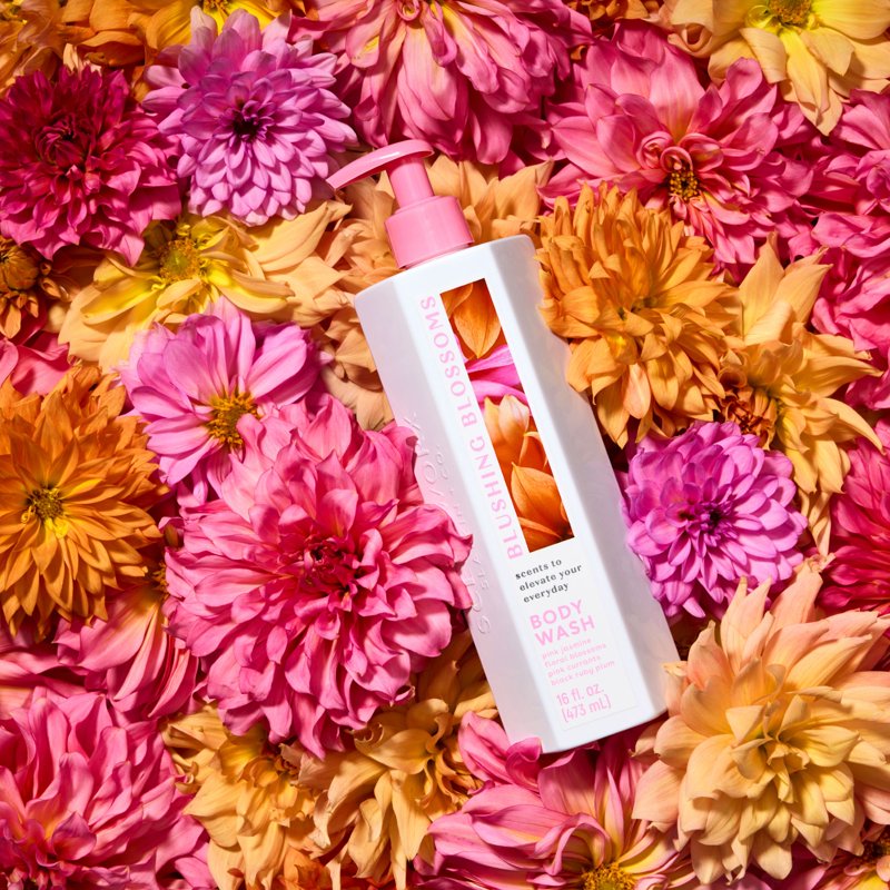 Blushing Blossoms Body Wash - 16 oz with Essential Oils