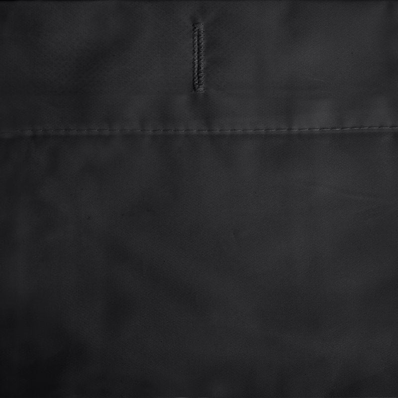 Water Repellent Fabric Shower Curtain Liner - Black, 70x72 inches, Weighted Hem - Zenna Home