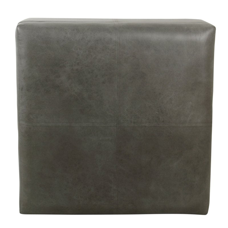 Luxury Faux Leather Storage Ottoman - Multiple Colors