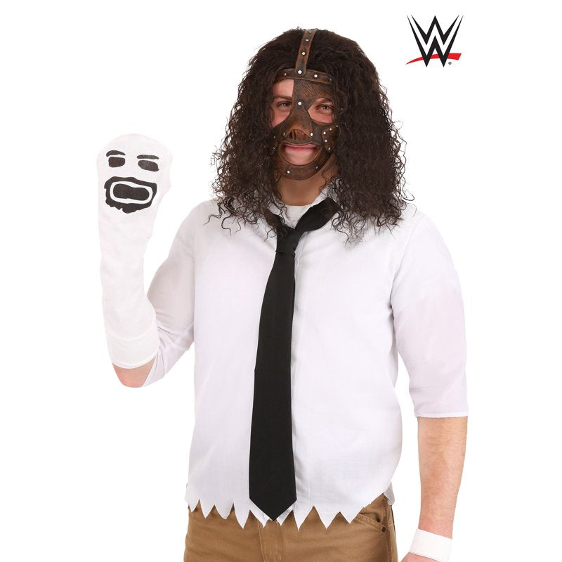 Plus Size Men's WWE Mankind Costume with Mask & Accessories - 2X
