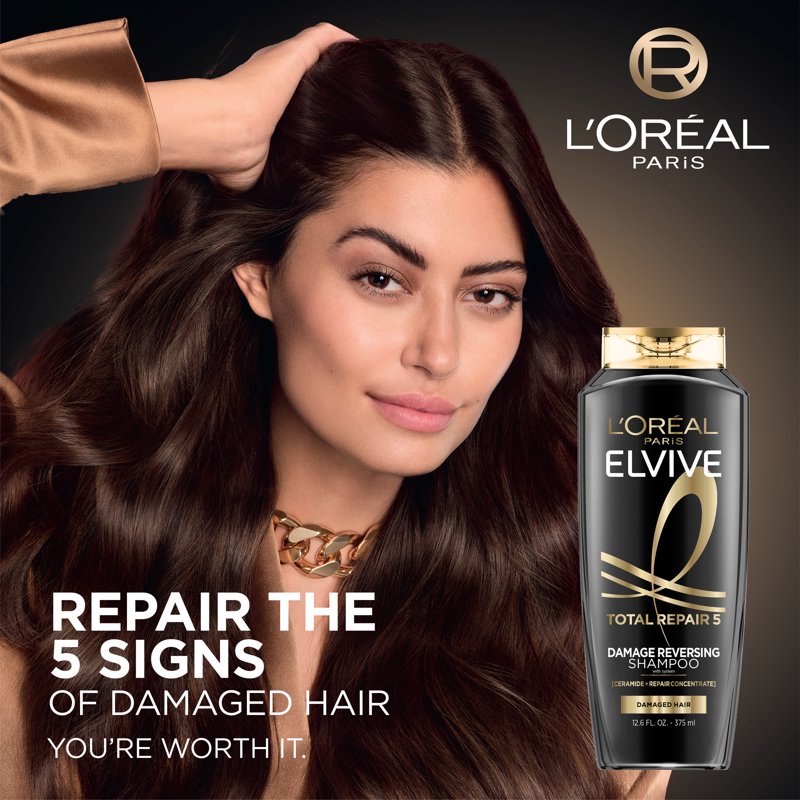 Repairing Shampoo and Conditioner Set for Damaged Hair 25.2 fl oz