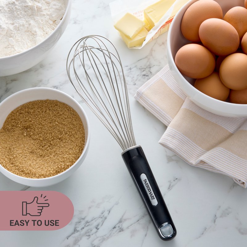 Stainless Steel Kitchen Whisk with Ergonomic Handle